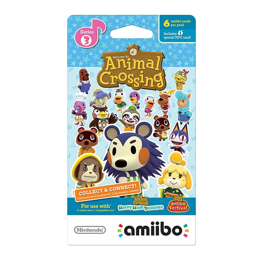 (10 PACK) Nintendo Animal Crossing amiibo cards 6-pack - Series 3
